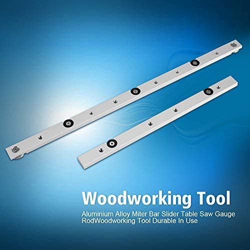 Barra Deslizante En T De Aleación De Aluminio De 450 Mm, Para Sierra De Mesa Y Bancada, Con Guía Ajustable, Sin Rosca, Para Carpintería De Precisión