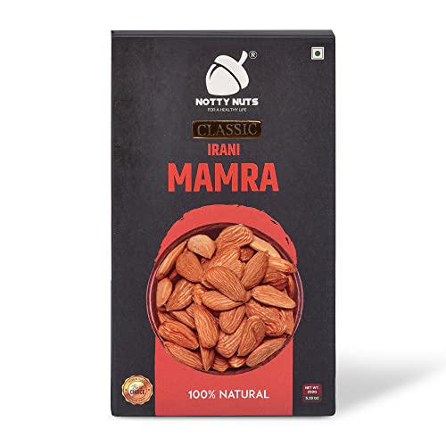 Image of NOTTY NUTS Premium Raw Mamra Almonds 750GM Pure Rich in Protein| 100% Natural and Quality Badam Giri | Dry Fruits Real Nuts
