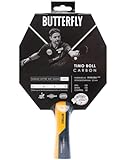 Butterfly Timo Boll Carbon - Raqueta de Tenis de Mesa (Recubrimiento Wakaba Certificado ITTF, para Jugadores Profesionales entrenados