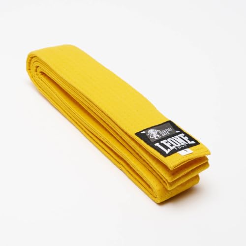 LEONE 1947 Cintura Karategi Cinturón de Karate, Adultos Unisex, Amarillo, 3