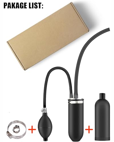 Image of Universal Easy Intake Adapter for Smoke Machine Automotive, Inflatable Air Bladder for 12V Vehicle Pipes Fuel Leakage Detector Diagnositc Tester