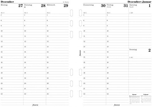 Filofax A5 Multi 1 Week on 2 Pages (German) 2022 22-68540