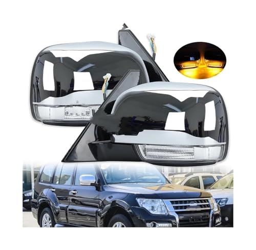 Coques rétroviseur Pajero protection contre rayures chrome