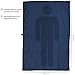 Outdoro Isopeak Reisedecke - 210x155cm - Ultraleichte Decke für Reisen - Geringes Packmaß - weich und atmungsaktiv