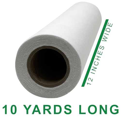 H.B.I. PRODUCTS 12\" x 10 Yd Fusible White Woven Iron On Interfacing, for Crafting, Quilting, Sewing, Shirt Plackets, Dresses, Collars, Cuffs and other DIY projects - Thumbnail 2