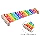 LIEKE Xylophon Holz 15 töne Glockenspiel Musikinstrument Geschenk für Kinder Erwachsene