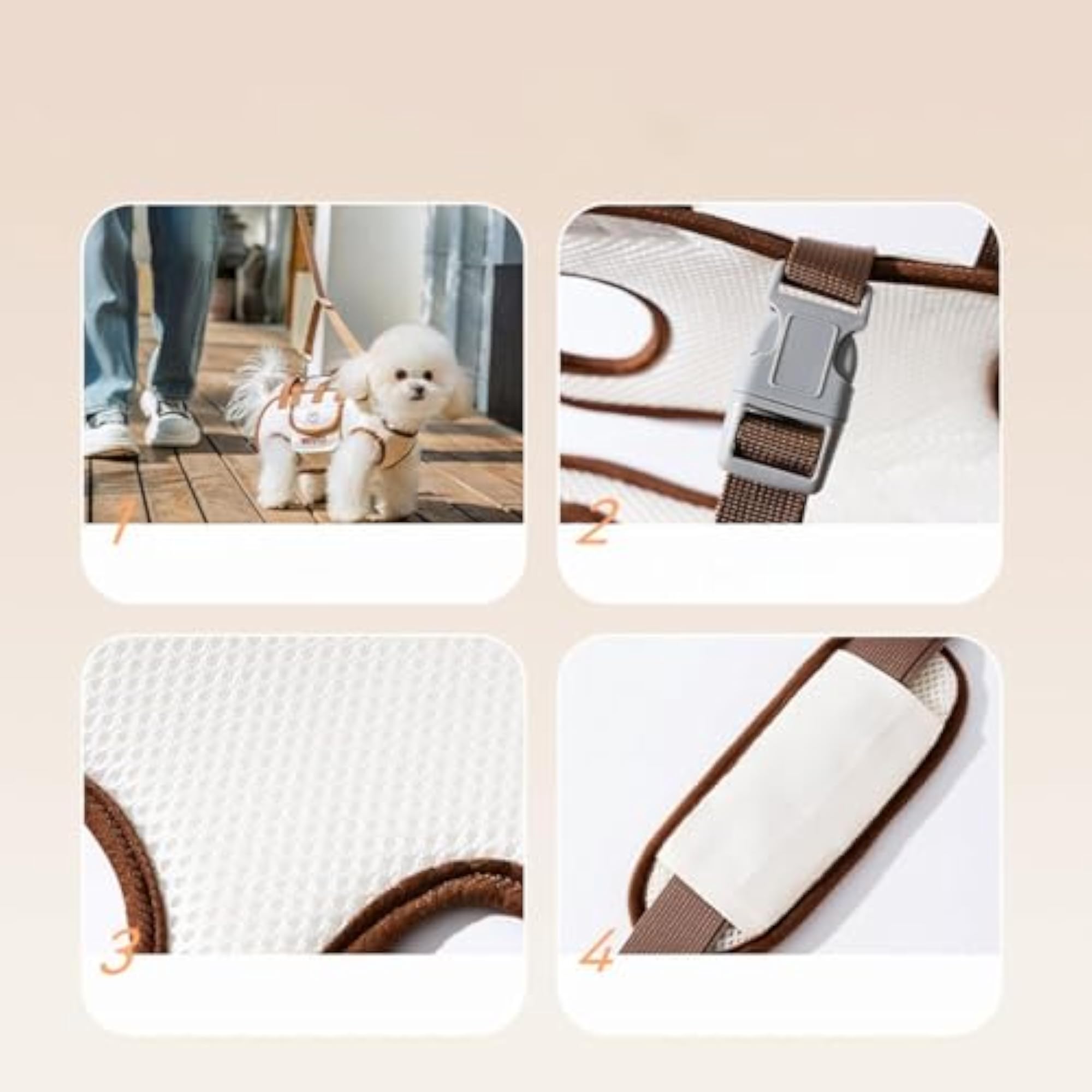 Multifunctional Cute Dog Carrier Lift Harness