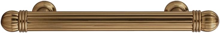 HARPOON 6 Pack Kitchen Cabinet Handles,Vintage Cabinet Bar Pulls, Drawer Handles Classic Home Hardware, 3 inch Hole Center, Champagne Bronze