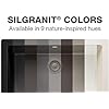 BLANCO, Cinder 441600 DIAMOND SILGRANIT 40/60 Double Bowl Undermount Kitchen Sink with Low Divide, 32 X 21