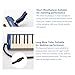 37 Key Melodica Air Piano Keyboard Instrument with Double Soft Tubes and 2pcs Mouthpiece, Comes with Carrying Bag