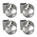 Instructions - Facile à installer, sans besoin de creuser, assurez-vous que la pince de porte est alignée avec la porte en verre et serrez-la avec des vis. La pince de poignée de porte en verre est adaptée aux verres d'une épaisseur de 5-8 mm (0.2