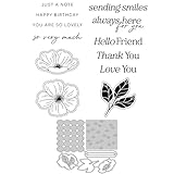 BooElegr Stamps and Dies for Card Making, Card Making Stamps and Dies Set, Clear Silicone and Metal Cutting Die Suitable for Various DIY Holiday Cards Autumn Scrapbooks Photo Albums (F-02)