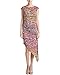BCBGMAXAZRIA Women's Jenifer Asymmetrical Boatneck Dress