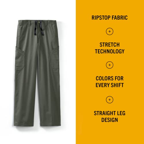 Carhartt Rugged Flex Ripstop Men’s Straight Leg Cargo Scrub Pant, Olive - image 3