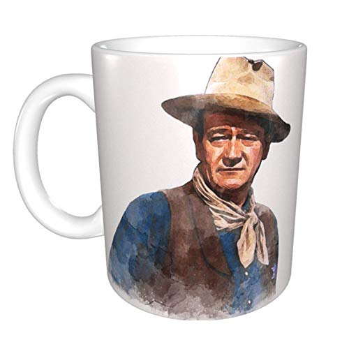 Hdadwy John Wayne Home Keramik Teetasse Büro Kaffeetasse 10 Unzen Cover