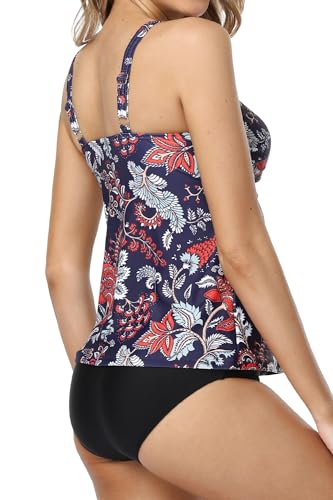 Tankini deux pièces femme contrôle du ventre PERONA avec bas - 2