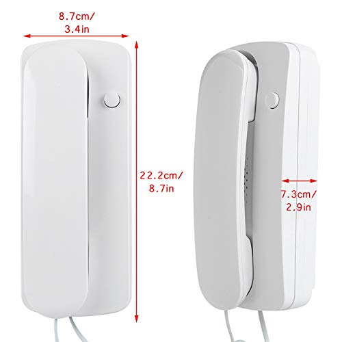 Home Intercom, Wired Two Way Intercom Doorbell with Communication Range of Up to 200 Meters, Clear and Smooth Calls, Suitable for Offices and Homes by Dioche - Image 7