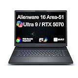 Alienware 16 Area-51 AA16250 AI Gaming Laptop 16.0" 240Hz IPS WQXGA Display (Intel Ultra 9-275HX, GeForce RTX 5070 8GB, 64GB DDR5, 2TB PCIe SSD, Backlit KB, 2 Thunderbolt 4, Win 11 Home)