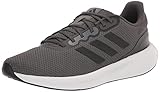 adidas Men's Run Falcon 3.0 Shoe, Grey/Black/Carbon (Wide), 10.5