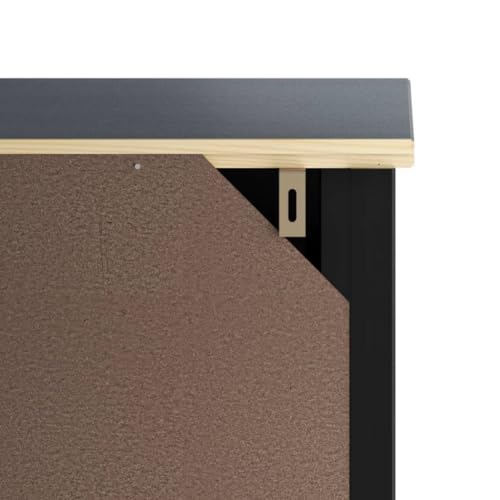 Muebles de baño de pino negro BERG para maximizar tu espacio de aseo 8