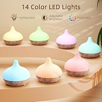 ASAKUKI Aroma Diffuser mit Ätherische Öle Set – Ansicht 5