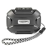 Corde en nylon de sécurité amovible, facile à transporter : l'étui léger TaiChi pour moniteur intra-auriculaire est livré avec une corde de sécurité, un design portable, peut être accroché à un sac à dos ou des bagages ou porté à la main, adapté pour l'extérieur, les voyages, les trajets quotidiens, et plus encore