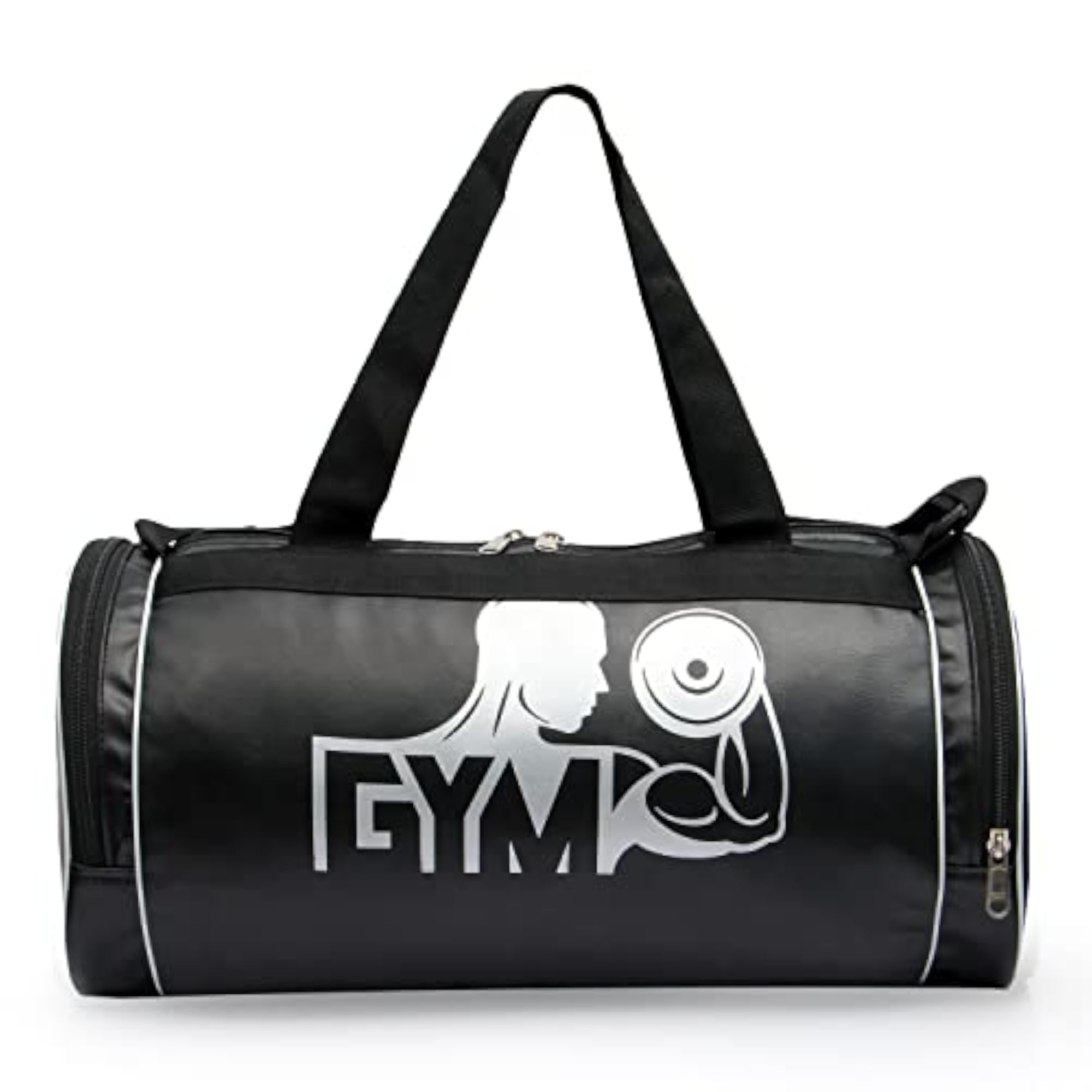 Stylish Leather Gym Duffel Bag for Travel