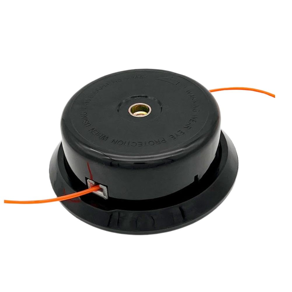 Tête de rechange pour outils de jardin - Nylon noir - Filetage M10 x 1,25 mm