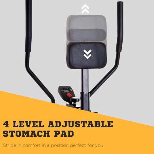 HOMCOM Air Walker with LCD Monitor, Elliptical Trainer for Aerobic Exercise, Cross Trainers Exercise Machines for Home, 110kg Capacity, 96 x 60 x 152cm - Image 6