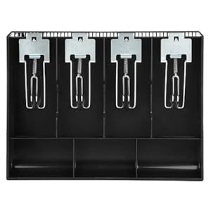 Kassa Insert, sterke praktische kassa invoegen lade vervanging hars ABS aantrekkelijk handig met metalen clip voor hotel…