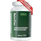 Probiotique Flore Intestinale - 23 Souches bactériennes, 200 milliards d'UFC/g, avec fibre d'acacia, 1 gélule par jour, contenant Lactobacillus & Bifidobactéries, Vegan, 60 gélules