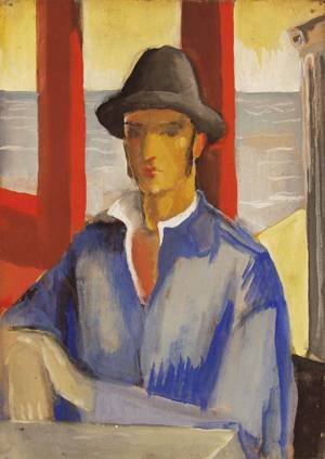 Peinture à l'huile de Laszlo Rozgonyi, une reproduction d'art de format 30x36 pouces