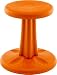 Kore Kids Wobble Chair - Flexible Seating Stool for Classroom & Elementary School, ADD/ADHD - Made in USA - Age 6-7, Grade 1-2, Orange (14in)