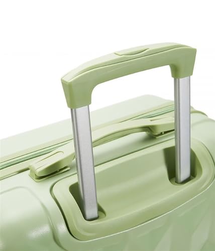 Durable Suitcase for Women Hardside Expandable Luggage With Spinner Wheels, Travel Luggage Spinner Telescopic Handle Retro Suit Case (Color : Blue, Size : 22 in)2