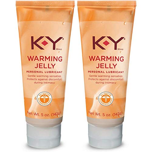 K-Y Warming Jelly Personal Lubricant (5 oz), Premium Non-Greasy Warming Lube for Women