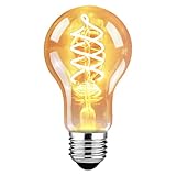 【Energieeinsparung und Umweltschutz】: Dies ist eine energiesparende e27 led vintage Glühbirne, die die traditionelle 40W Glühbirne ersetzt. mit einer durchschnittlichen Lebensdauer von 20.000 Stunden, was eine 90%ige Einsparung gegenüber traditionellen Glühlampen ist; mit einem hochwertigen LED-Faden ist die Lichtquelle konstant und flackert nicht. Keine UV- und IR-Strahlung, frei von Blei, Quecksilber und anderen umweltschädlichen Elementen