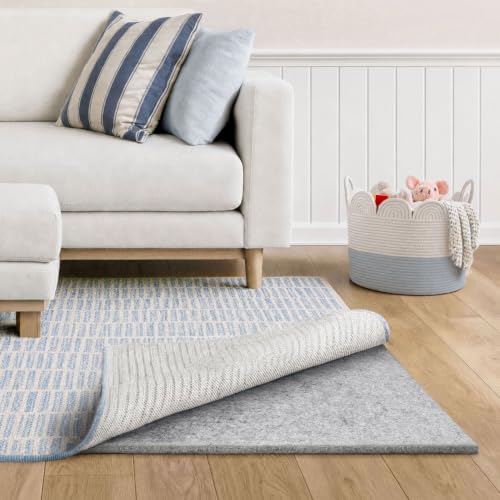 Image of RUGPADUSA - Basics - 8'x10' - 1 /2 inch Thick - 100% Felt - Protective Cushioning Rug Pad - Safe for All Floors and Finishes Including Hardwoods