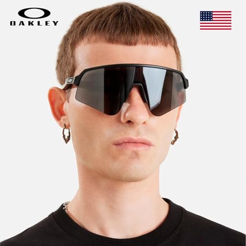 Image of Oakley SUTRO LITE SWEEP OO9465 Shield Shape Sunglasses With Official Eyewear Kit