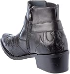 Men's Cowboy Boots Western Pointed Toe Zipper Dress Casual Riding