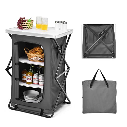 Goplus Folding Camping Kitchen Station