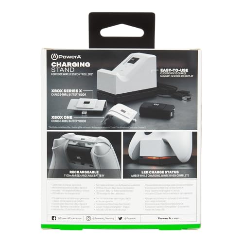 Image of PowerA Charging Stand for Xbox Series X|S - White