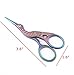 BIHRTC Stainless Steel Sharp Tip Classic Stork Scissors Crane Design Sewing DIY Tools Dressmaker Shears Scissors for Embroidery, Craft, Needle Work, Art Work & Everyday Use (3.6