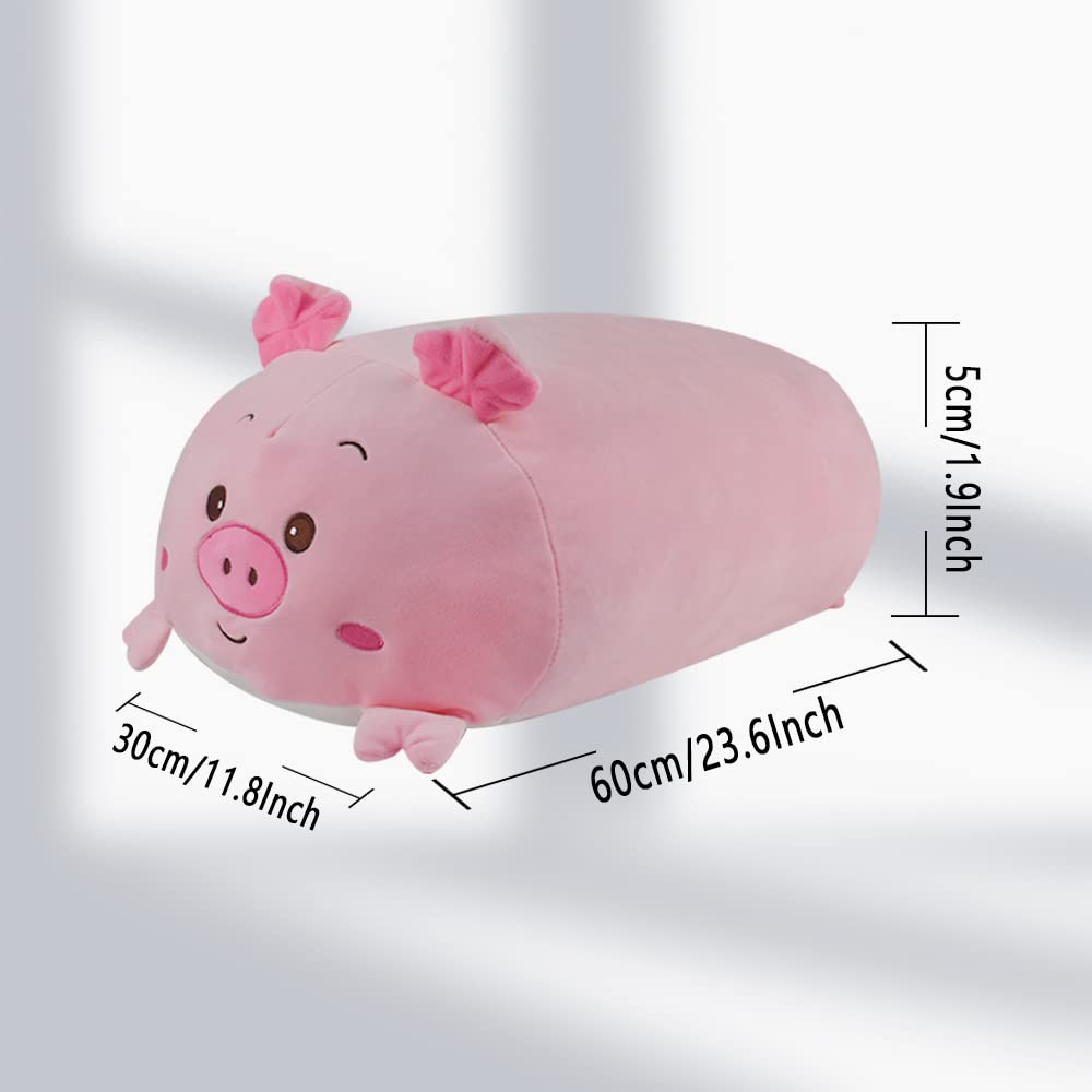 Kawaii maialino rosa peluche animale di peluche maiale carino bambola morbida gigante cuscino per dormire per ragazza regalo di compleanno di Natale arredamento della camera  26