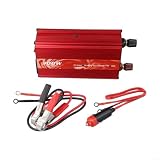 Inverter a onda sinusoidale pura da CC 12 V o CC 24 V a CA 220 V 300 W, per installazione solare off-grid, camper, barche, campeggio e uffici mobili (300 W 220 V)