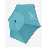 SUN & SURF Kompaktowy parasol przeciwsłoneczny o potrójnym kształcie 180 cm składany parasol przeciwsłoneczny UPF 50+ UV, super wytrzymały 60 cm składany, w zestawie torba, niebieski, duży
