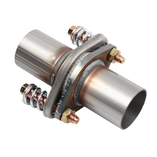 JOIUYOLJ 2 inch Exhaust Flex Spring Flanges 409 Stainless Steel,With Exhaust Flange Gasket and Bolt Universal Fit Car Truck SUV Aftermarket (2"X6") by JOIUYOLJ - Used condition - US$29.43