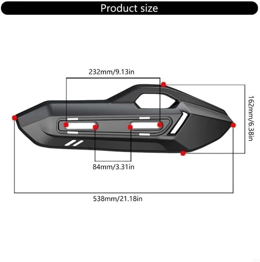 Temperature Resistant Exhaust Protections Exhaust Heat Guard For CLICK 125 150 Motorcycle Exhaust Heat Guard Protector Heat Shield Wraps