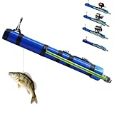 Lancer d'appâts puissant à longue distance : La canne à pêche catapulte est dotée de tubes réglables en latex hautement élastiques pour un lancement d'appât solide et précis. Lancez plus loin que le lancer à la main et placez l'appât précisément sous les quais, les lignes de mauvaises herbes ou les zones d'alimentation plus profondes.