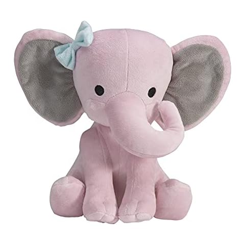 Bedtime Originals Pink Elephant Plush Cover