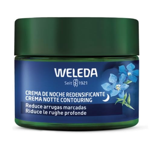 Weleda Genziana Blu & Stella Alpina - Crema Notte Ridensificante, 40ml